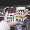 3D Metal GTI Badge Car Body Side Trunk Emblem Decal for VW Volkswagen Golf MK2 MK5 MK7 Polo Passat Jetta Tiguan T-Roc Bora CC fkrb5