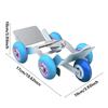 Flat Tire Wheel Puller Booster Electric Vehicle Trailer With Wheels Emergency Collapsible Furniture Moving Dolly For Motorcycle