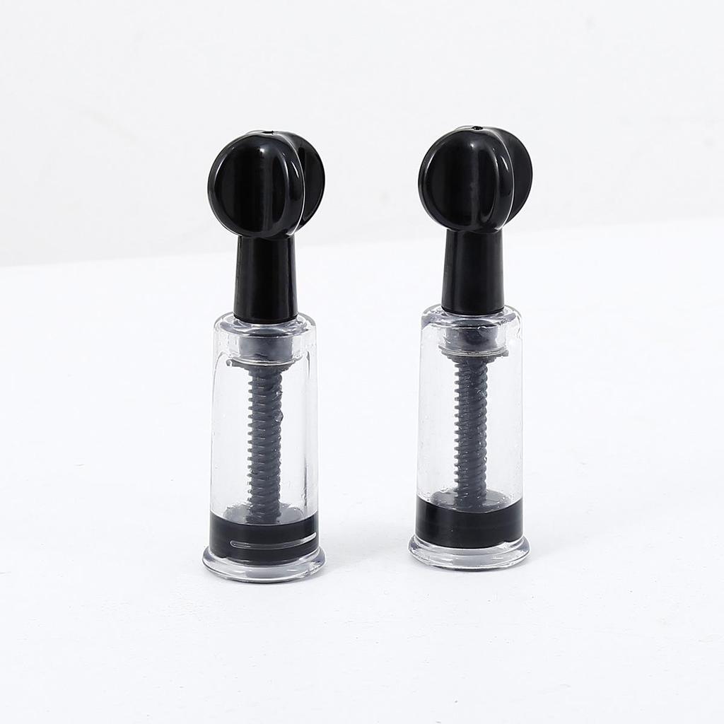 Erotic Glass Nipple Clamps with Suction Cups for Couples