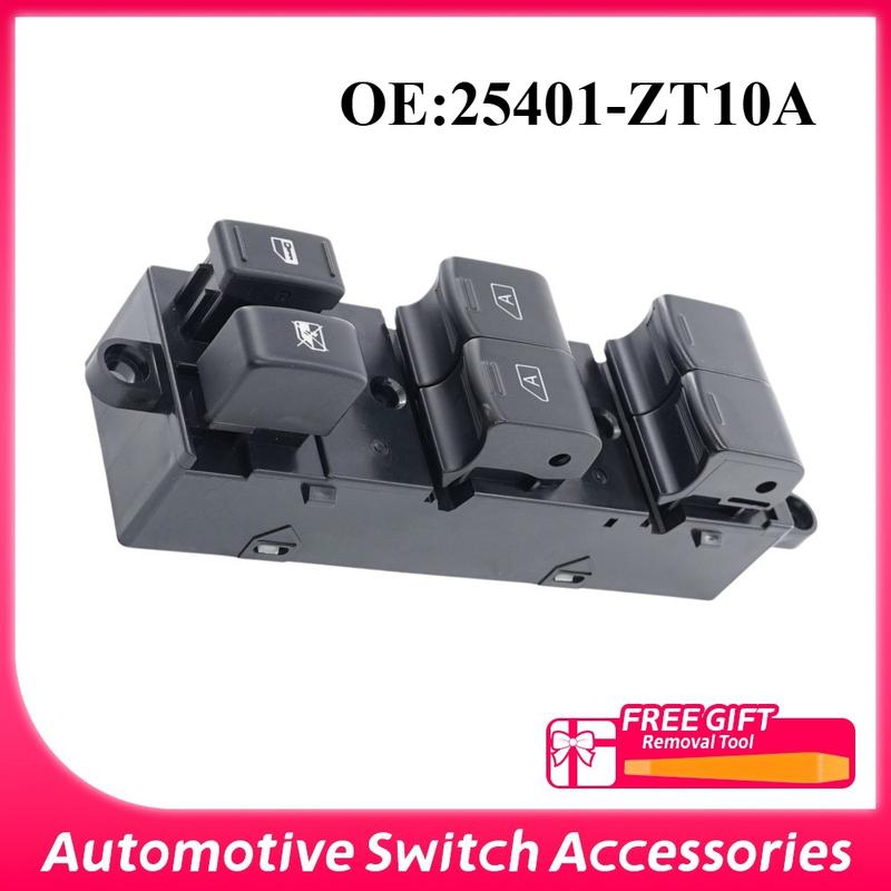 25401-ZT10A Car Master Power Window Switch Lifter Control for Nissan Armada 2004-2008 Titan 2004-2015 Pathfinder Armada 2004