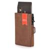 Men's Crazy Horse Leather Card Holder Wallet with Anti-Theft and Anti-Skimming Features - Large Capacity for Multiple Cards and Coins