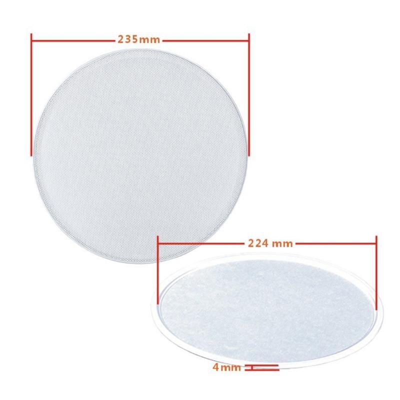 4/5/6.5/8inch Ceiling Speakers Cover Decorative Round Metal Net Mesh Grille Ceiling Speakers Grill Holder Mouting Base