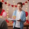Creative Valentine's Day 3D Greeting Card with Envelope Craft Greeting Cards Multicolor Pop Up Blessing Cards Festival
