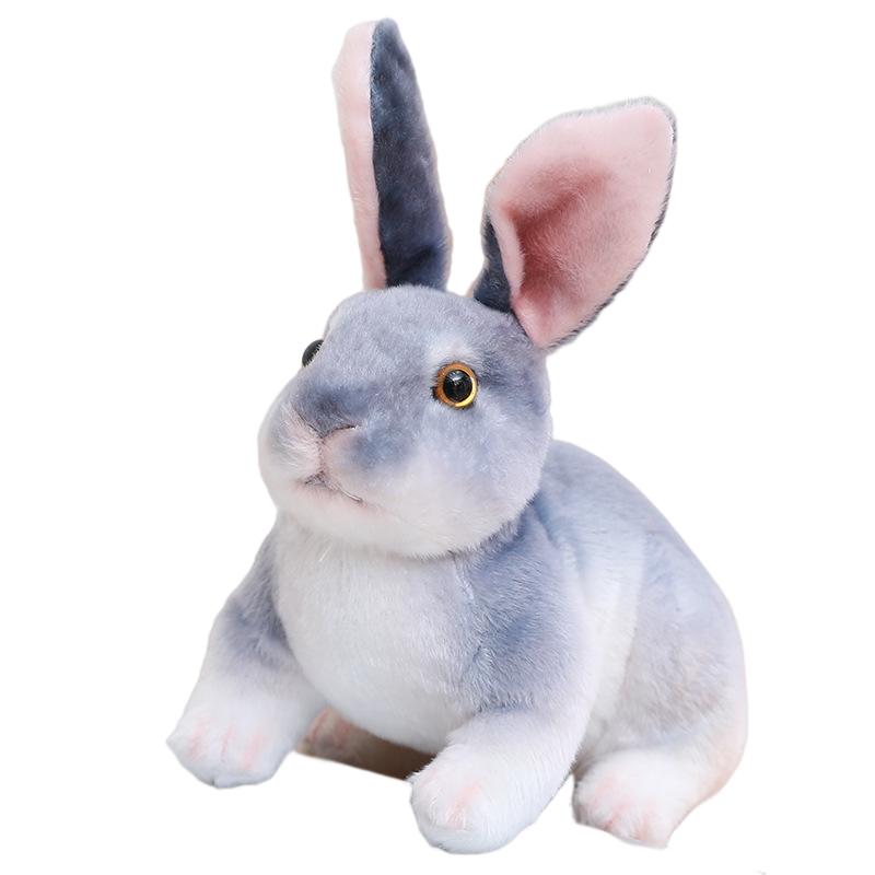 

Плюшевая Имитация Куклы Кролика Игрушка Кролик Сопровождение Сна Ребенка Домашний Декор Детский Подарок Gray Squat