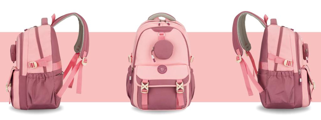 PTN 8610-1327 Pink Backpack