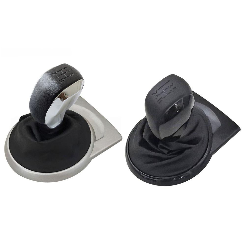 For Car Interior Black,Grey Gear Shift Knob Transmission Handle Ergonomic Grip ABS Construction Easy Installation