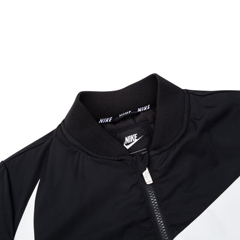 Nike Kids' Classic Logo Padded Baseball Collar Jacket