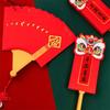Tassel Fan Shape Red Envelope Best Wishes Blessing Pockets Fan Shape HongBao  Celebration Party