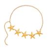 Gold Color Starfish Waist Chain Minimalist Beads Belly Chain  Beach Jewelry