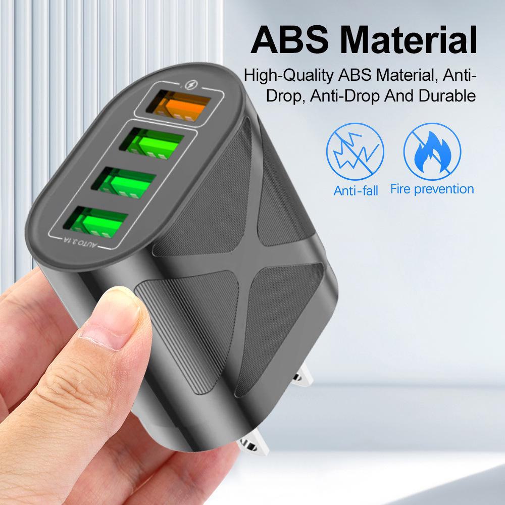 PD33W QC3.0 65W GaN Multi-Port Fast Charger with US Plug
