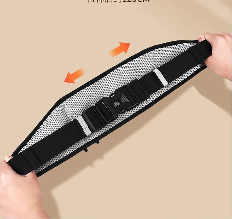 Non-Bouncing Running Waist Bag: Lightweight, Large Capacity, Unisex Fitness Phone Holder