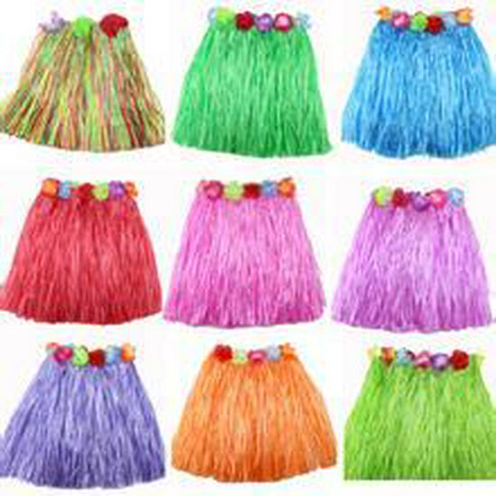 Hula Dance Set with Performance Props - Hawaiian Seaweed Skirt for Parties and Events