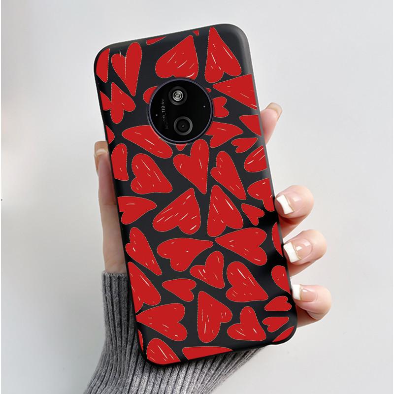 Casing For Nokia 125 110 4G 2024 HMD 110 Case Aesthetic Luxury Cute Cool Boys Girls Soft Silicone Black Matte Phone Cover Shell