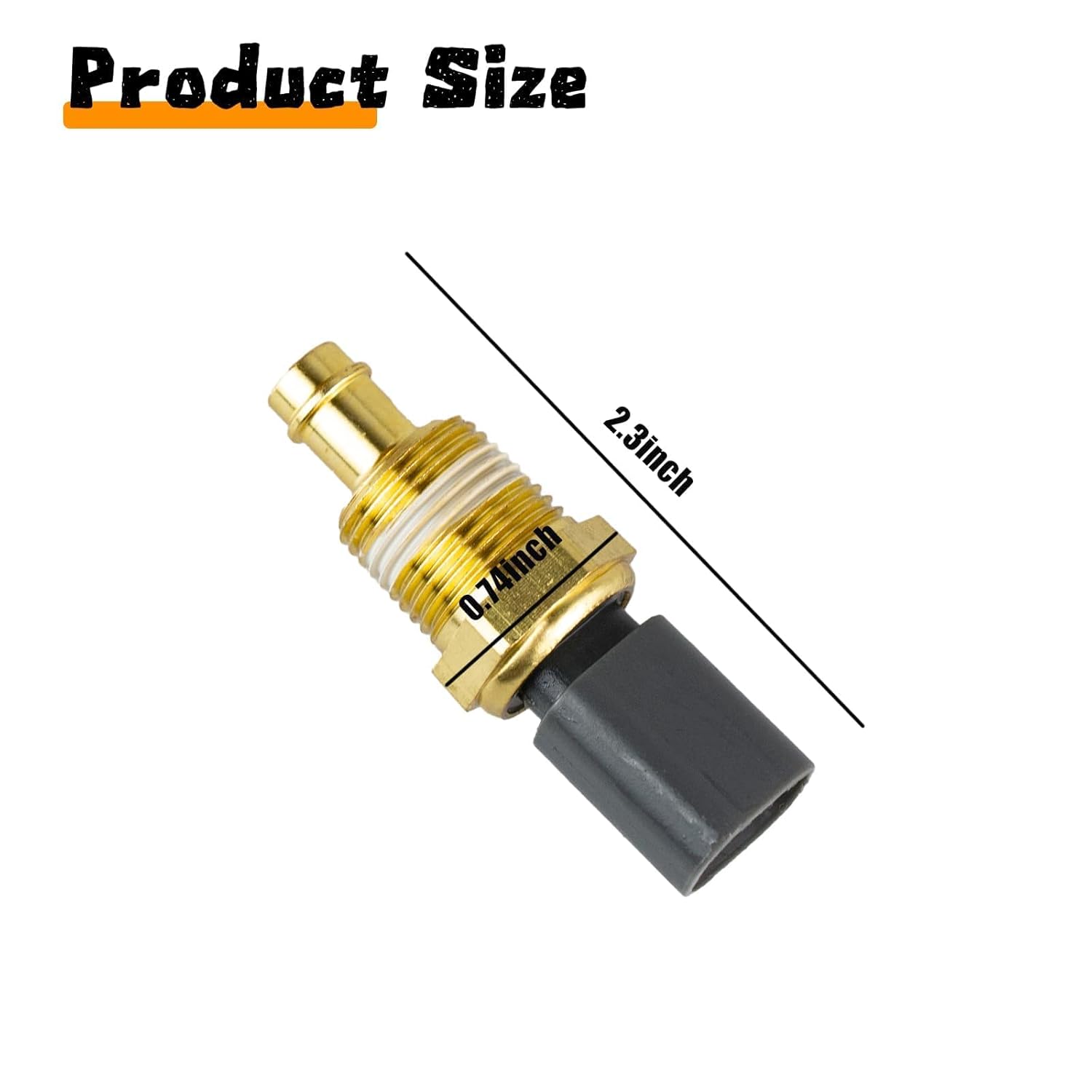 Engine Coolant Temperature Sensor - Replace OE# 5149077AB 5149077AA 68045803AA 5149096AA