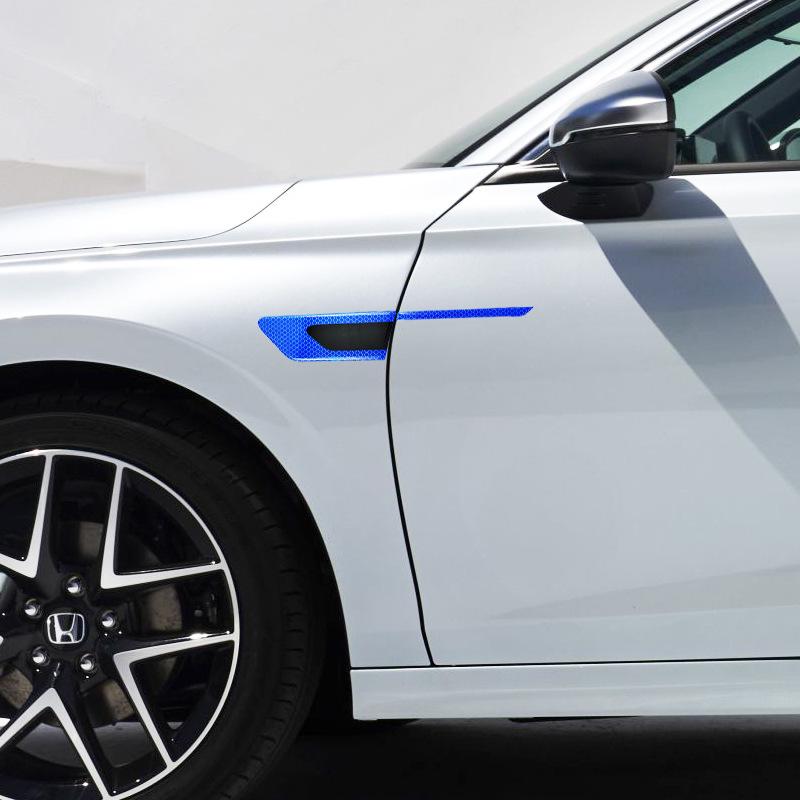 Reflective Carbon Fiber Car Door Handle Protector Strip