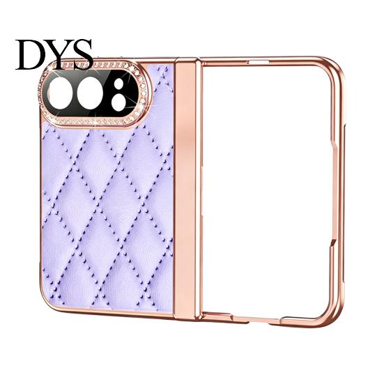 Foldable Phone Accessory Faux Leather Case for IPhone-Duo, with Screen Protector & Hinge Durable Protection, Rhinestone Cover, Anti-Scratch Anti-Drop