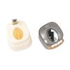 Compact ABS Automatic Toothpick Box with Push Design Convenient Toothpick Storage Solution for Home and Living Room Settings
