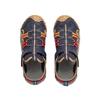 Li Ning Kids Sports Lifestyle Synthetic Leather Comfortable Versatile Non-Slip Wear-Resistant Low-Top Sandals Kids sandals Blue YKUV014-1