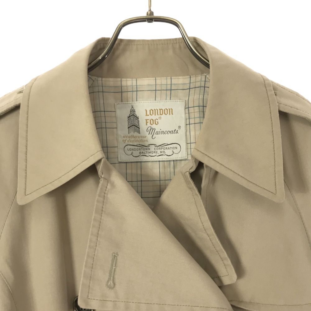 LONDON FOG Trench Coat PETITE 10 Beige Women Used