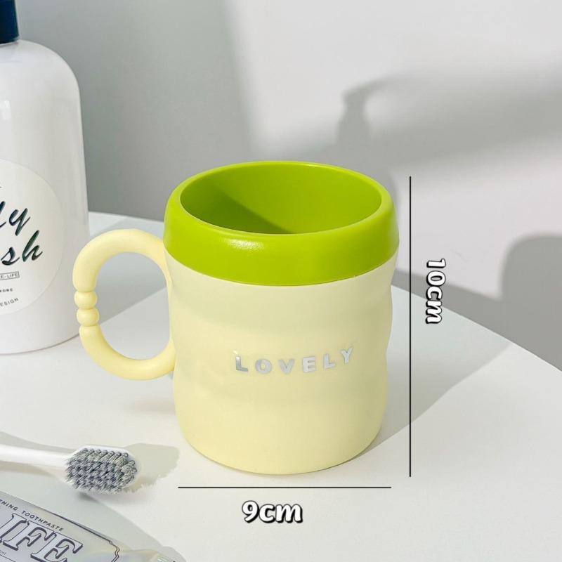 Zesílený Dvouvrstvý Kelímek na Ústní Vodu Keramický Kelímek na Zubní Kartáčky Kelímek Bambusový Kloub Kelímek na Kartáček