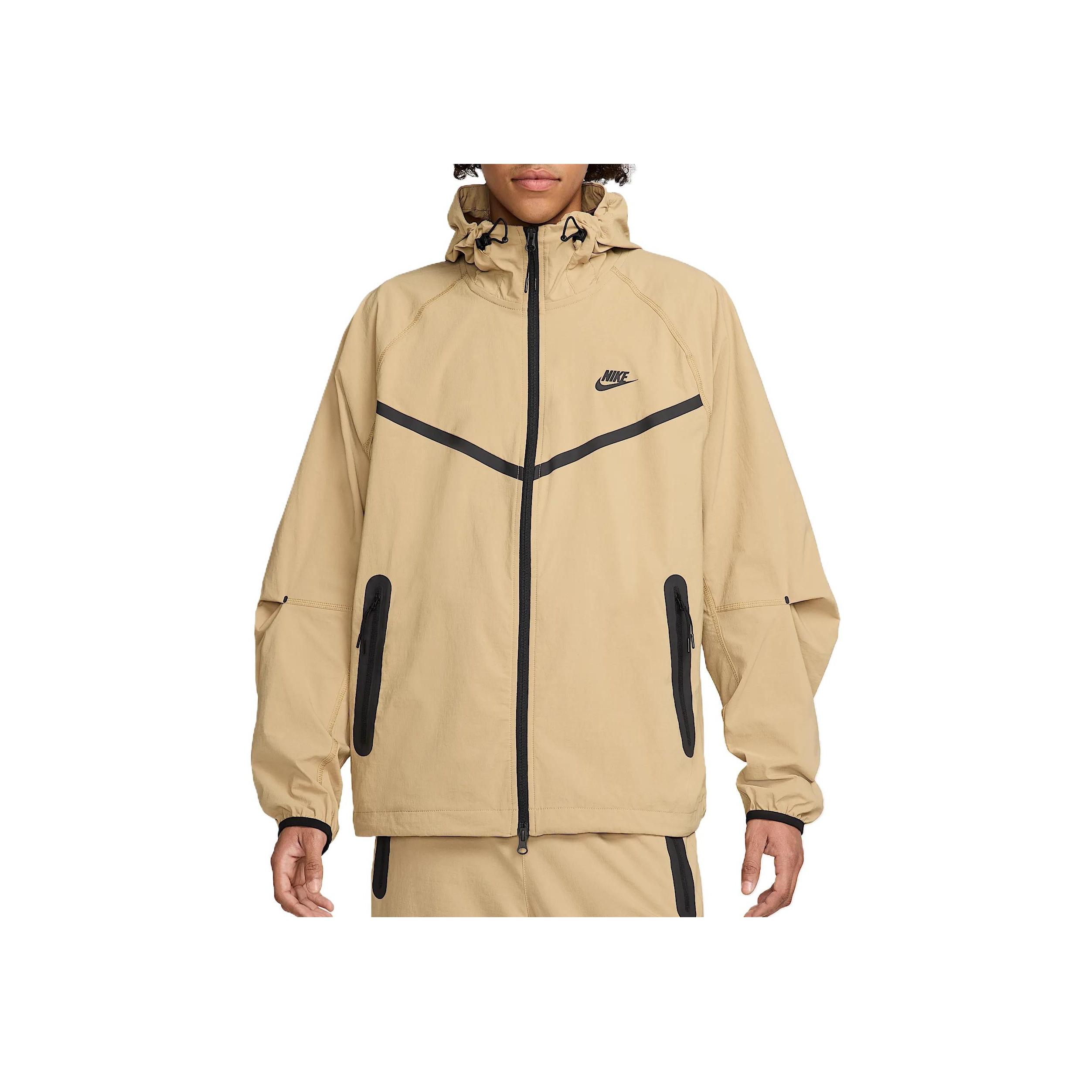 Nike Woven Tech Comfortable Breathable Loose Stretch Jacket Men jackets Black Gray HM7151-297 S