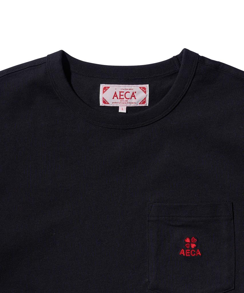 AECA Everyday Aeca Clover Pocket Tee-Black