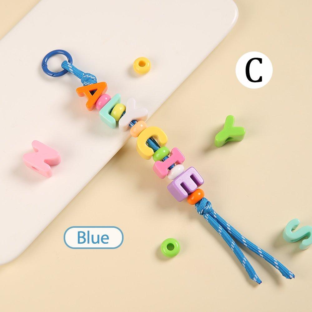 Handbag Pendant Car Jewelry Customized Name Key Chain Acrylic Letter Charm Birthday Gift Ideal Gifts for Family Friend Worker