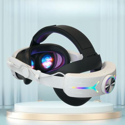 1PC Meta Quest 3S Head Mounted RGB Electric Competition VR Head Mounted 12000mA Meta Quest 3S Accessories