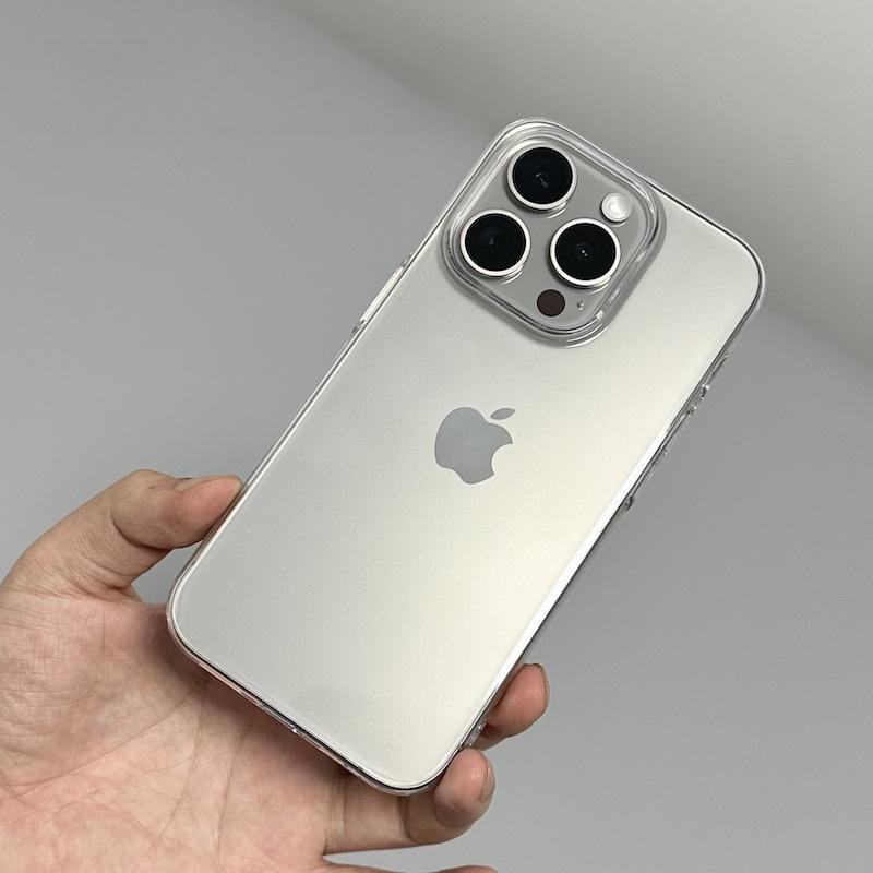 Przezroczyste 16e Twarde Etui Odpowiednie dla IPhone13pro Etui Ochronne Pełne PC Proste 14 Ultracienkie Apple 15 Etui na Telefon Komórkowy