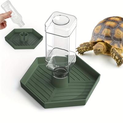 1 ud. Alimentador Automático de Mascotas Bebedero Para Pequeños Reptiles Lagartos Gecko Camaleón Rana Serpiente Tortuga Araña Suministros de Alimentación