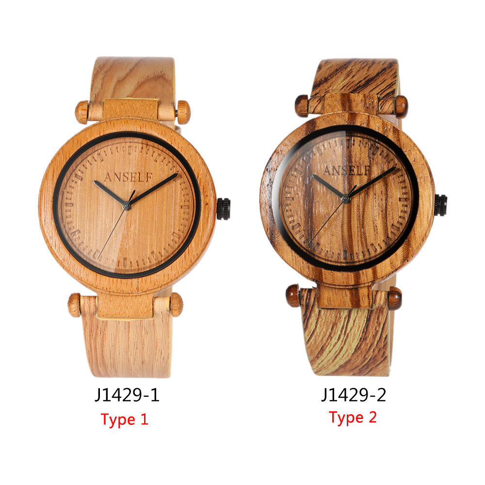 Anself Fashion Orologio da polso in legno di bambù naturale di alta qualità  3ATM Semplicità resistente all'acqua Orologio unisex alla moda per  l'anniversario di matrimonio acquista in modo economico — spedizione  gratuita,