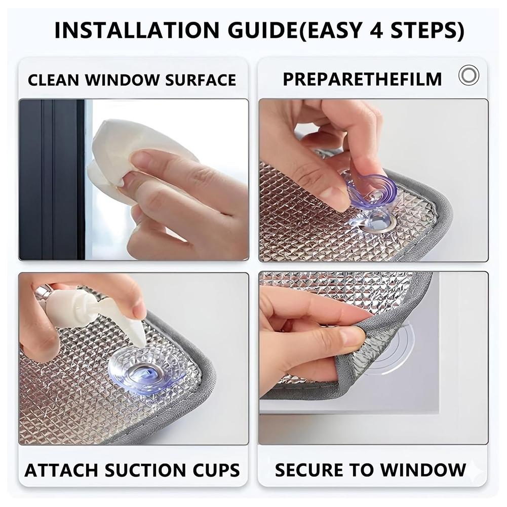 Anti UV Glare Window Tint Film Heat Control Aluminum Foil Insulation Film Privacy Blackout Sun Protection Window Film