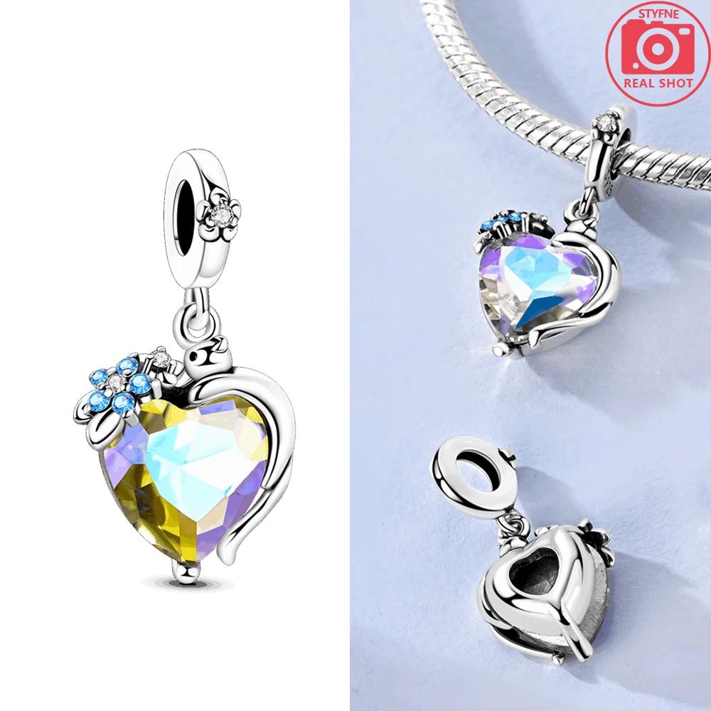 Sunset Coastline Pendant Copper Colors Charm Beads Fit Original Charms Bracelet Beads For Women Jewelry Making Gifts