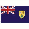 2D Door Banner, 1pc Turks and Caicos Islands Flag - 91.44x152.4cm Durable Polyester Outdoor Banner, Vibrant  with Red and White Stripes, Emblematic Sh