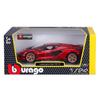Bburago 1/25 Scale Lamborghini Sián FKP 37 2019 Red / Diecast Model Car, Finished Product, 18-21099 RD