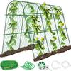 Raised Bed Support Climbing Bracket Cucumber Trellis For Raised Bed U-Shape Garden Trellis For Climbing Plant Cages & Suppot