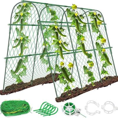 Hochbeet Stütze Kletterhalterung Gurken Rankgitter Für Hochbeet U-Form Gartenrankgitter Für Kletterpflanzen Käfige & Stützen