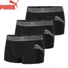 PUMA Men's Sport Big Logo Cotton Boxer Briefs 3-Pack