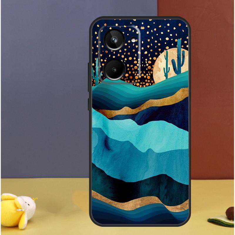 Star Lake Mountains For Realme GT7 GT6 15 Pro 10 11 12 13 14 Pro Plus C55 C71 C75 C67 C63 C61 C53 C35 C65 Case