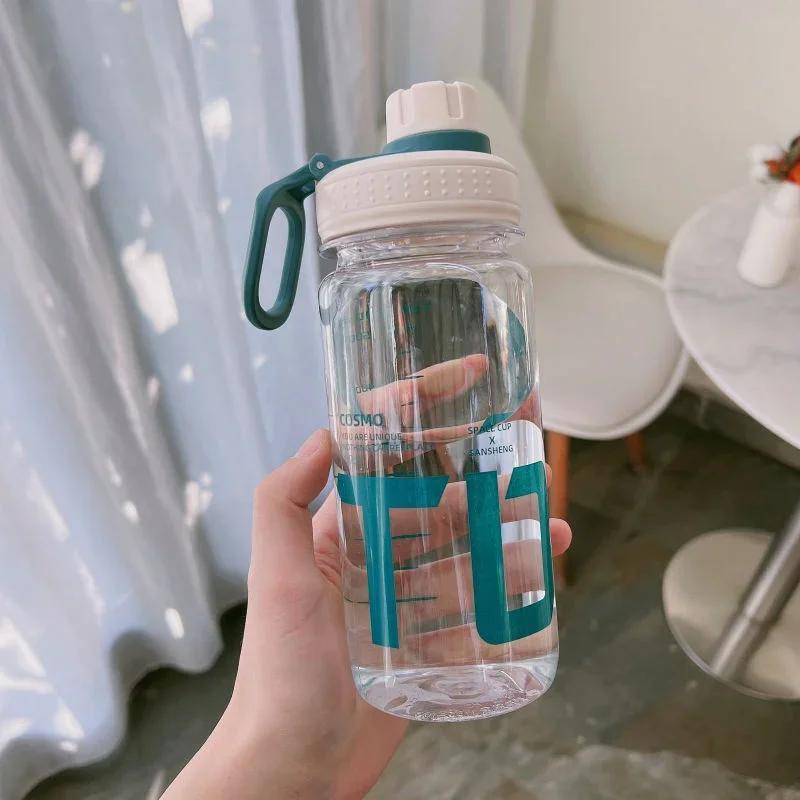 

600/800/1000 мл Спортивная бутылка для воды, бутылка для питья для фитнеса в зале, для кемпинга на открытом воздухе, для скалолазания, для пеших походов, бутылки-шейкеры, модная фляга 1000ml