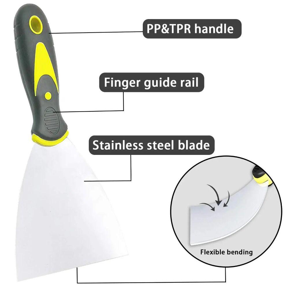 Stainless Steel Putty  Scraper Scraping Putty Spreader Plaster Shovel  Construction Tools