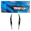 ABS Material Car Front Headlight Eyebrows for Ford Fiesta MK 6.5/7.5 2013-2017 Auto Aftermarket Parts Cross-Border Modifications