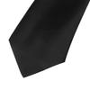 Silky Clothing Accessories Black Narrow Neck Tie Necktie Ties