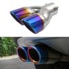 76/63/58mm Universal Car Exhaust Tip Outlet Stainless Steel Car Exhaust Pipe Nozzle for Toyota Muffler Tip Tail Car Accessories