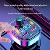 Q5 Auto Bluetooth FM vysílač Bezdrátový Duální USB Type-c Rychlé nabíjení MP3 Handsfree Audio přehrávač Autosada Autopříslušenství