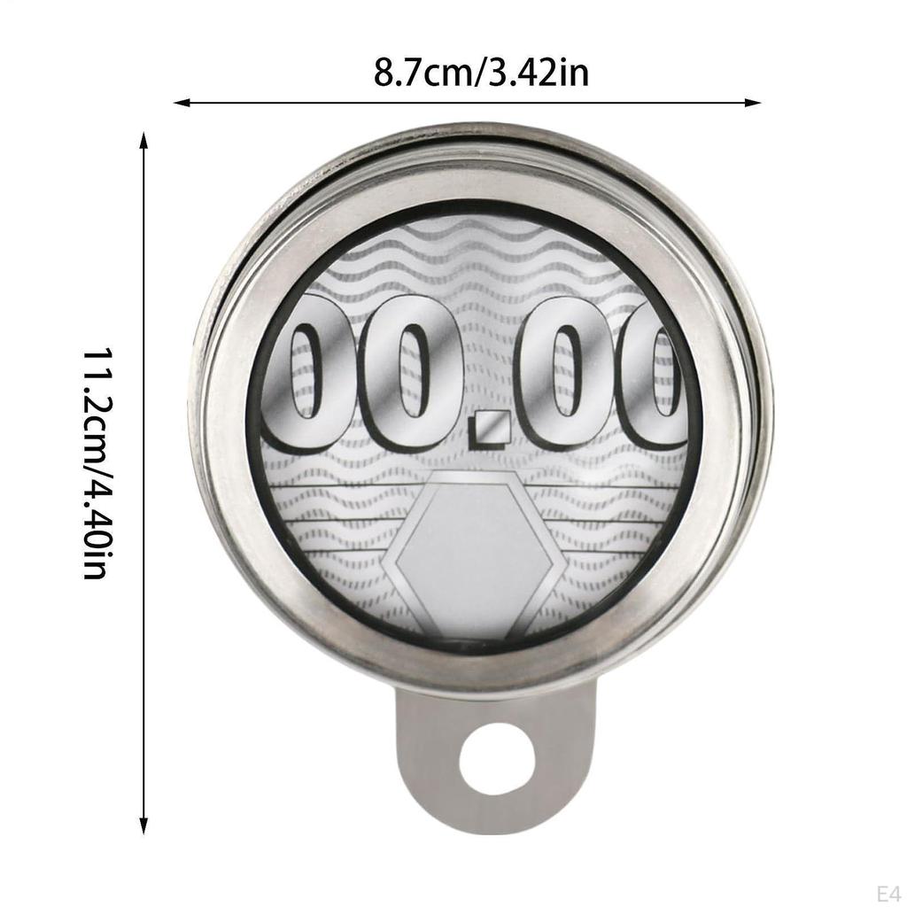 Motorcycle Tax Disc Holder Label Easy To Install Garage Mopeds Accessories Stainless Steel
