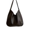 Bag Large capacity women's underarm commuter bag 2025 new solid color simple tote bag soft shoulder bag