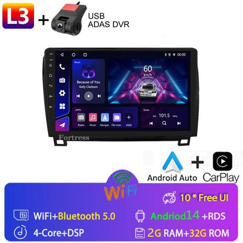 2Din Android Autoradio GPS for Toyota Tundra XK50 2007-2013 Sequoia XK60 2008-2017 Car Radio Multimedia Video Player Navi Stereo
