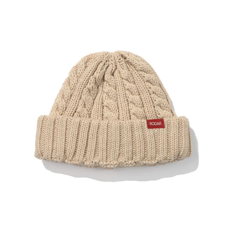 

KODAK Apparel Шапка-бини с косичкой СЛОНОВАЯ КОСТЬ FREE