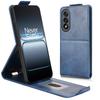 For OnePlus Nord 5 5G Stand Case Magnetic Clasp Vertical Flip Leather Phone Cover with Card Holder